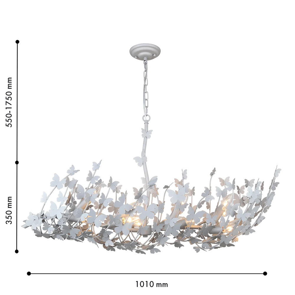 Люстра с абажуром оформленным в виде стаи бабочек Eternal Butterflies в Воронеже