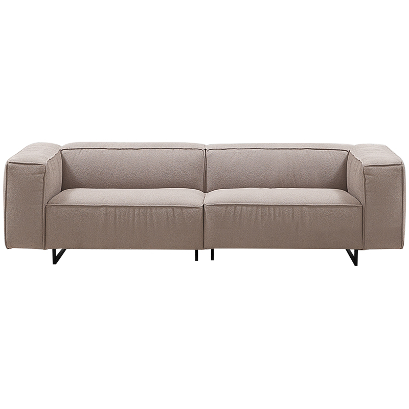 Диван Bastien Soft Beige Sofa Бежевый Черный в Воронеже | Loft Concept 