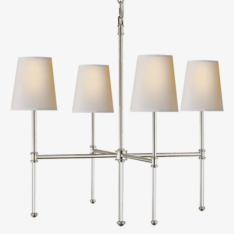 Люстра Nicoleta Silver Chandelier Серебряный Белый Люстра Nicoleta Silver Chandelier Серебряный Белый в Воронеже | Loft Concept