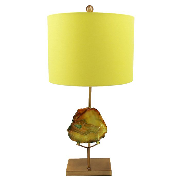 Настольная Лампа Agate Table Lamp Yellow Золотой Желтый в Воронеже | Loft Concept 