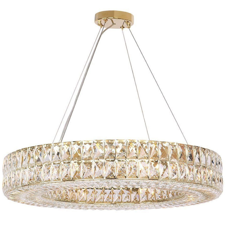 Люстра Crystal Regena Gold Chandelier 13 Золотой Прозрачный (Transparent) в Воронеже | Loft Concept 