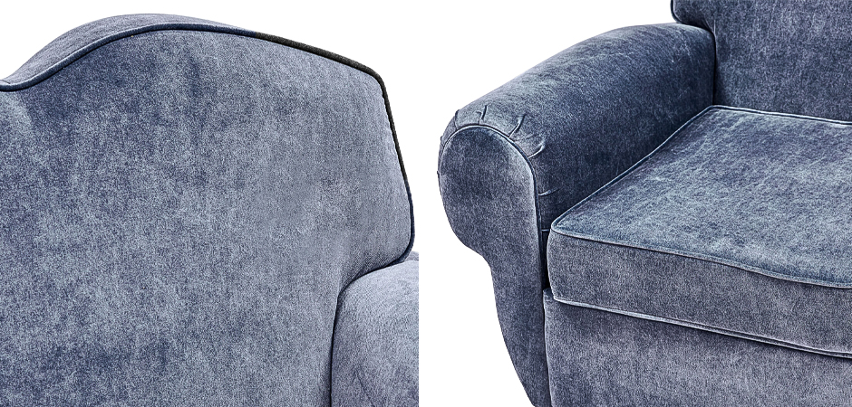 Кресло Braganza Chair Dusty Blueberry - фото №1