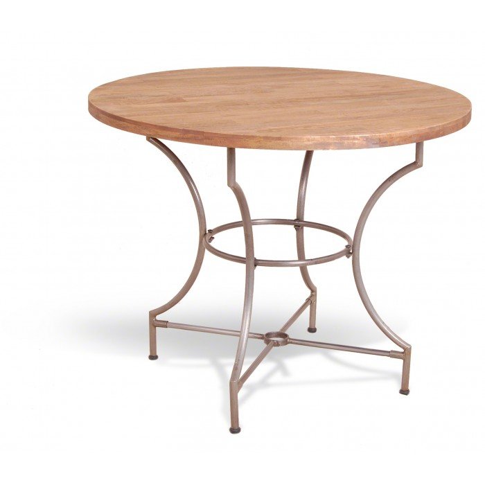 Cтол Industrial Metal Rust Round Dining Table Cтол Industrial Metal Rust Round Dining Table в Воронеже | Loft Concept