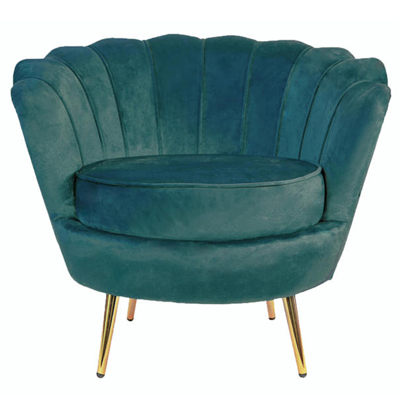 Кресло Бирюзовый велюр Trapezium Turquoise velvet Бирюзовый Кресло Бирюзовый велюр Trapezium Turquoise velvet Бирюзовый в Воронеже | Loft Concept