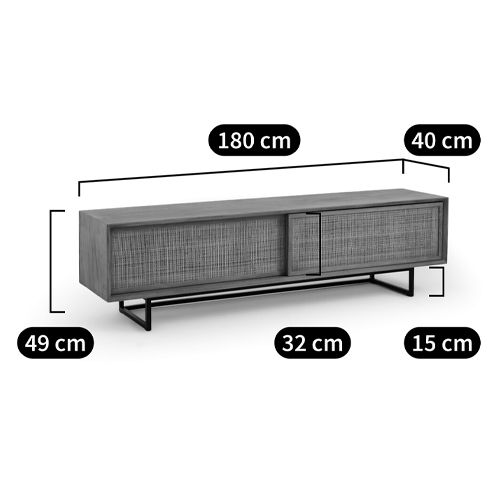 ТВ-тумба из массива тика Busto TV Stand в Воронеже