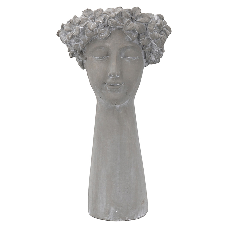 Ваза Agata Bust Vase Серый в Воронеже | Loft Concept 