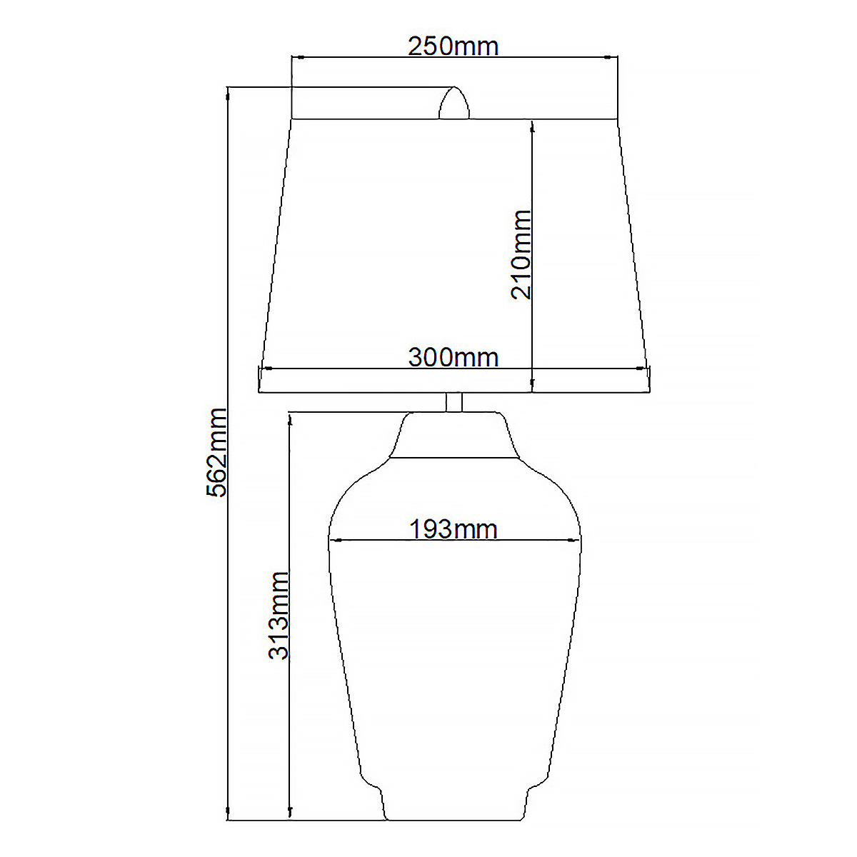 Настольная лампа с белым конусным абажуром и ребристым керамическим основанием Quintiesse в Воронеже