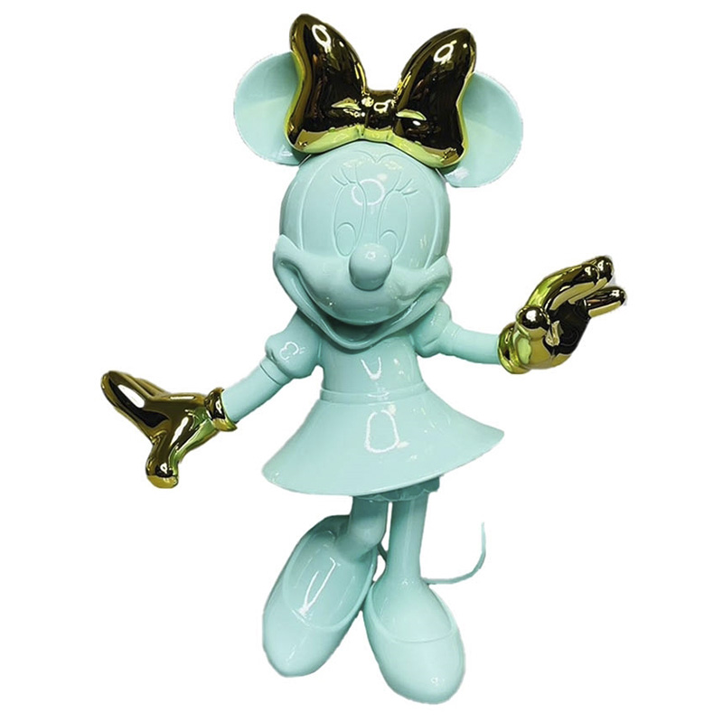 Статуэтка Минни Маус зеленого цвета Minnie Mouse Green Figurine  Салатовый в Воронеже | Loft Concept 