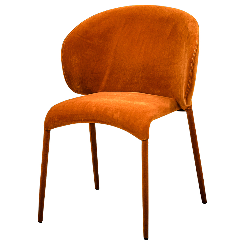 Стул Caroline Stool Orange Оранжевый в Воронеже | Loft Concept 