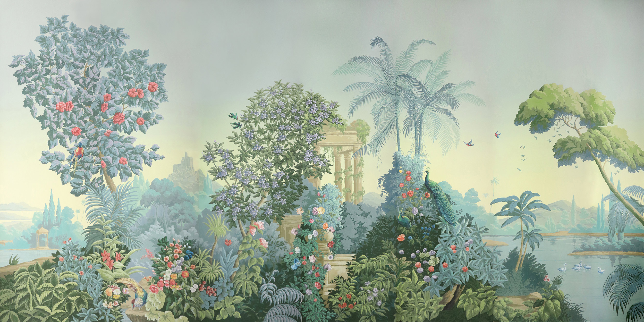 Обои ручная роспись Paradise Lost Celeste on scenic paper Обои ручная роспись Paradise Lost Celeste on scenic paper - постер Loft-Concept в Воронеже