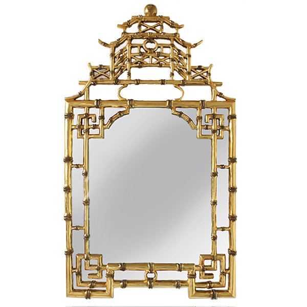 Зеркало Pagoda Mirror Gold Золотой в Воронеже | Loft Concept 