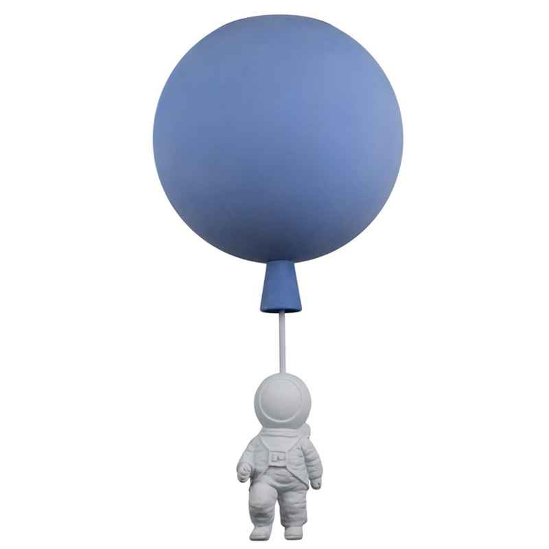 Потолочный светильник Cosmonaut blue ball Синий в Воронеже | Loft Concept 