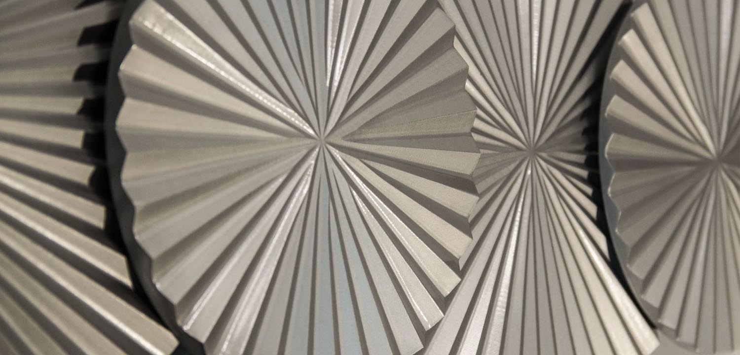 Арт-объект Apollo Silver Wall Plaque Disc 5 - фото