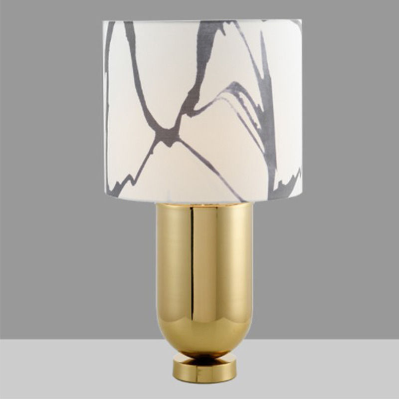 Настольная лампа Adeline Gold Table Lamp Золотой Белый в Воронеже | Loft Concept 