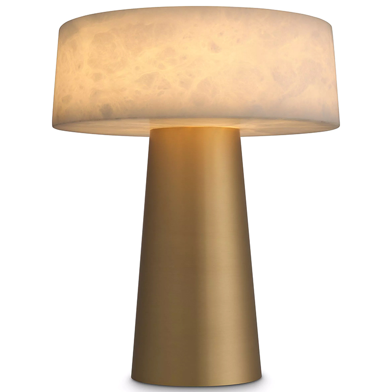 Настольная лампа Eichholtz Table Lamp Cinco Латунь Бежевый в Воронеже | Loft Concept 