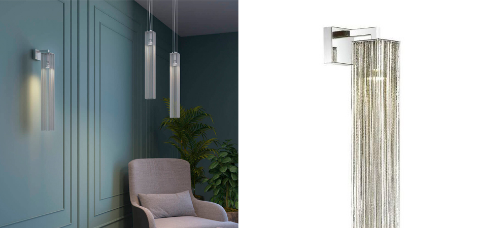 Бра Atlantis Chain Nickel One Sconces Бра Atlantis Chain Nickel One Sconces - Loft-Concept в Воронеже
