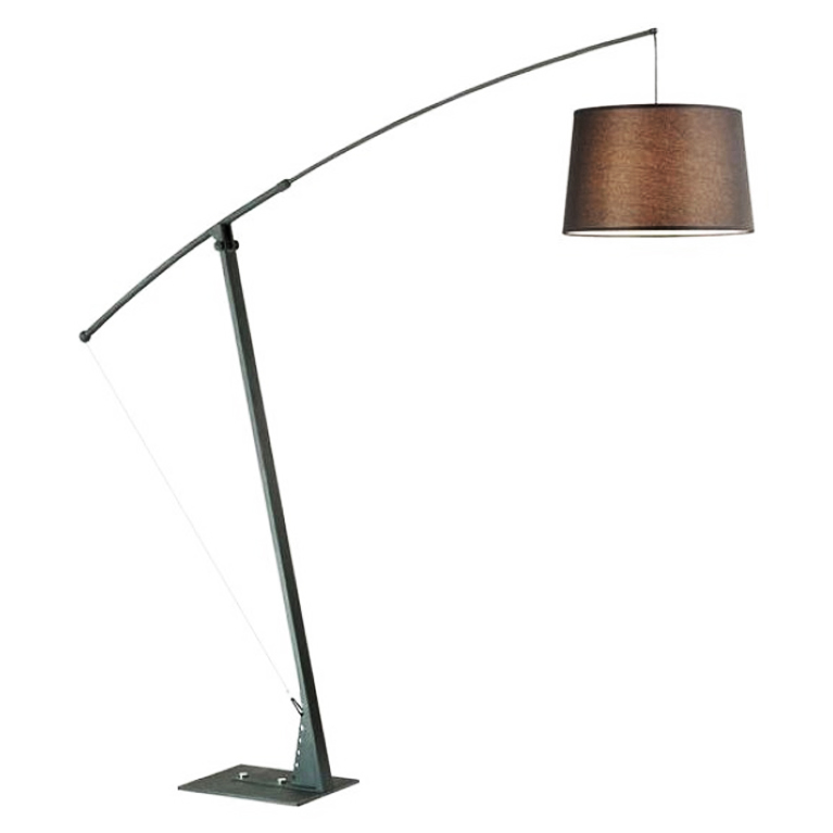 Торшер Floor Lamp Colin black Коричневый в Воронеже | Loft Concept 