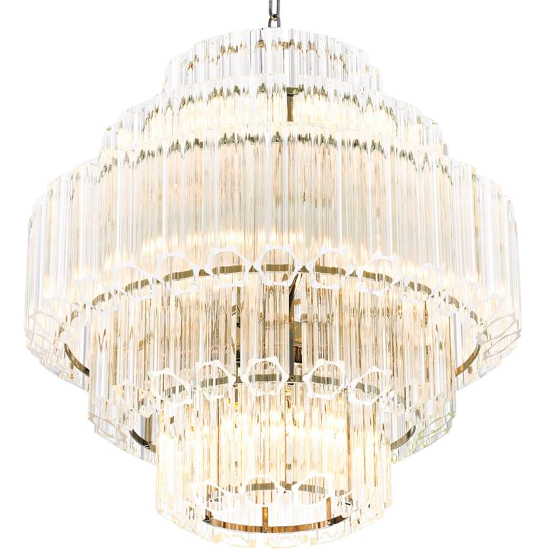 Люстра Chandelier Vittoria S Clear Никель Прозрачный (Transparent) в Воронеже | Loft Concept 