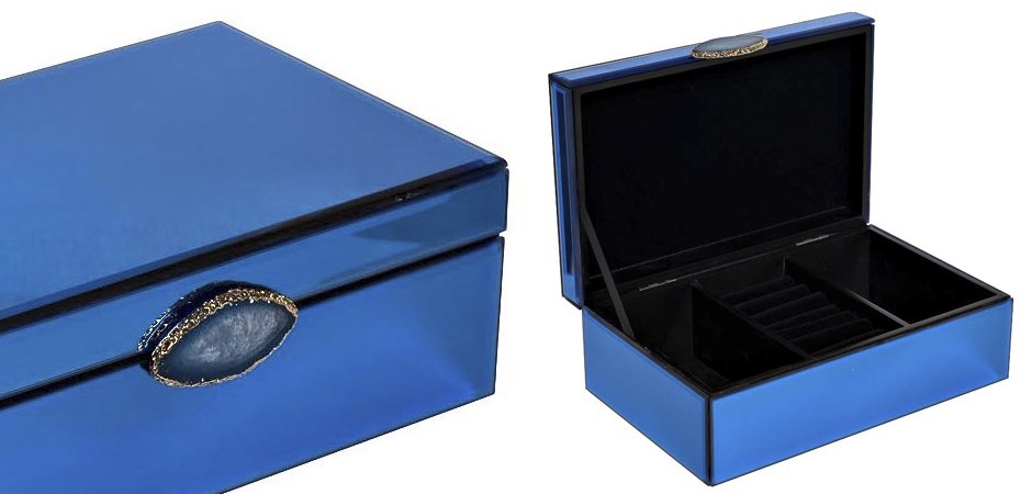 Шкатулка Blue Surprise Parallelepiped Шкатулка Blue Surprise Parallelepiped - Loft-Concept в Воронеже