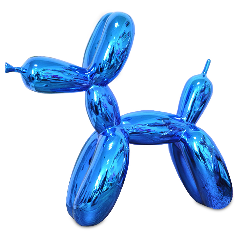 Статуэтка Jeff Koons Balloon Dog shining blue Светло-синий в Воронеже | Loft Concept 