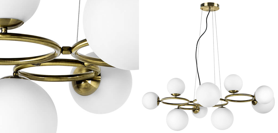 Люстра Bubbles on 4 Rings Chandelier Люстра Bubbles on 4 Rings Chandelier - Loft-Concept в Воронеже