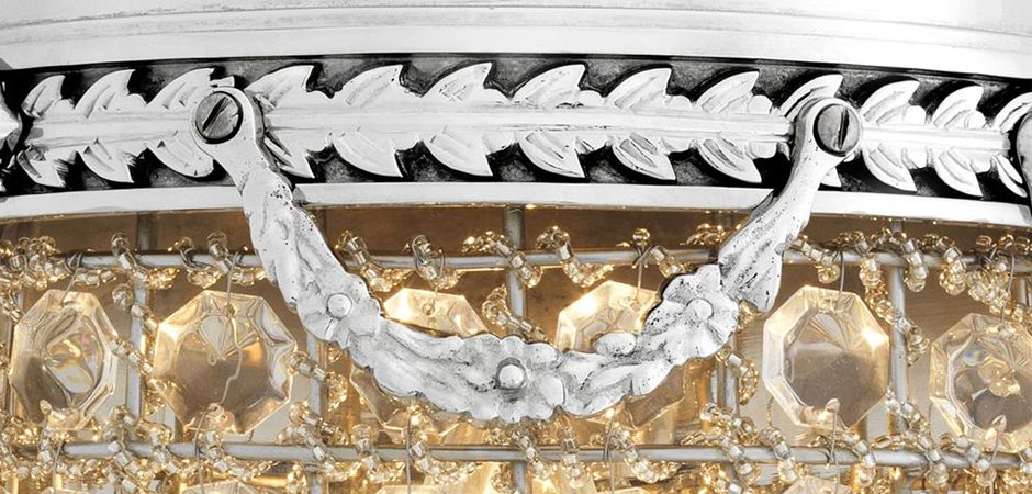 Бра Eichholtz Wall Lamp Emperor Nickel - Loft-Concept в Воронеже