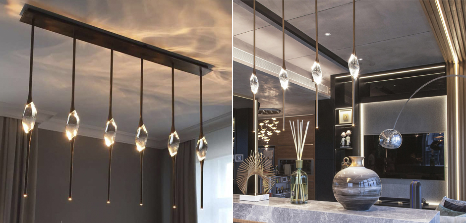 Подвесной светильник 12 Rectangle Chandelier Gold Подвесной светильник 12 Rectangle Chandelier Gold - Loft-Concept в Воронеже
