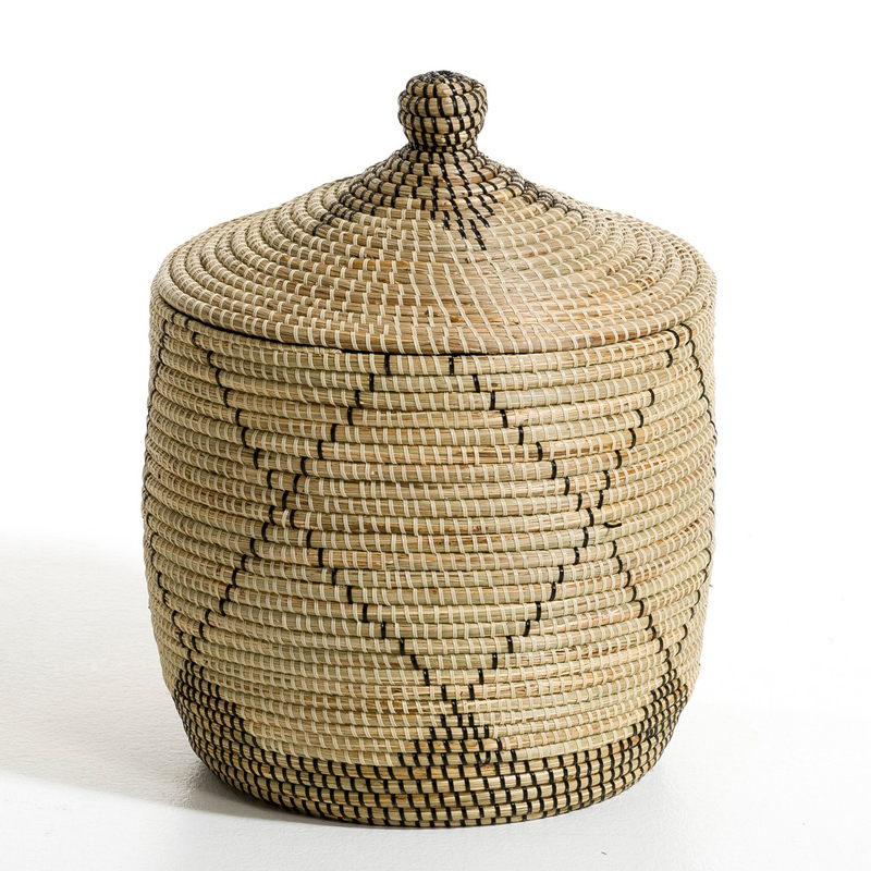 Ваза с крышкой Wicker Vase With Lid  в Воронеже | Loft Concept 