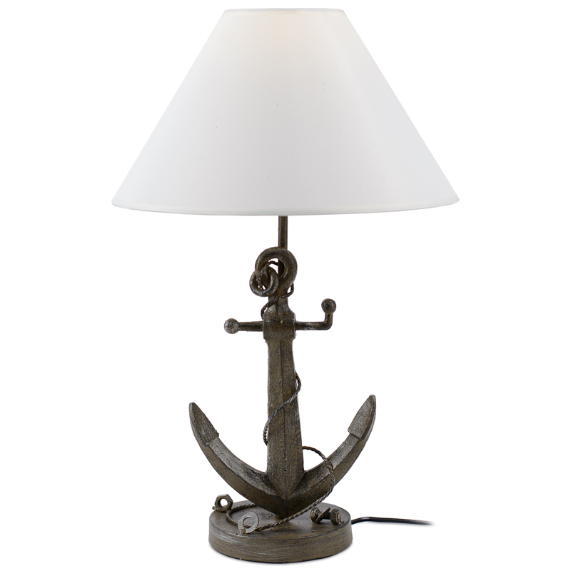 Настольная лампа Sea Anchor Table Lamp Коричневый Белый в Воронеже | Loft Concept 