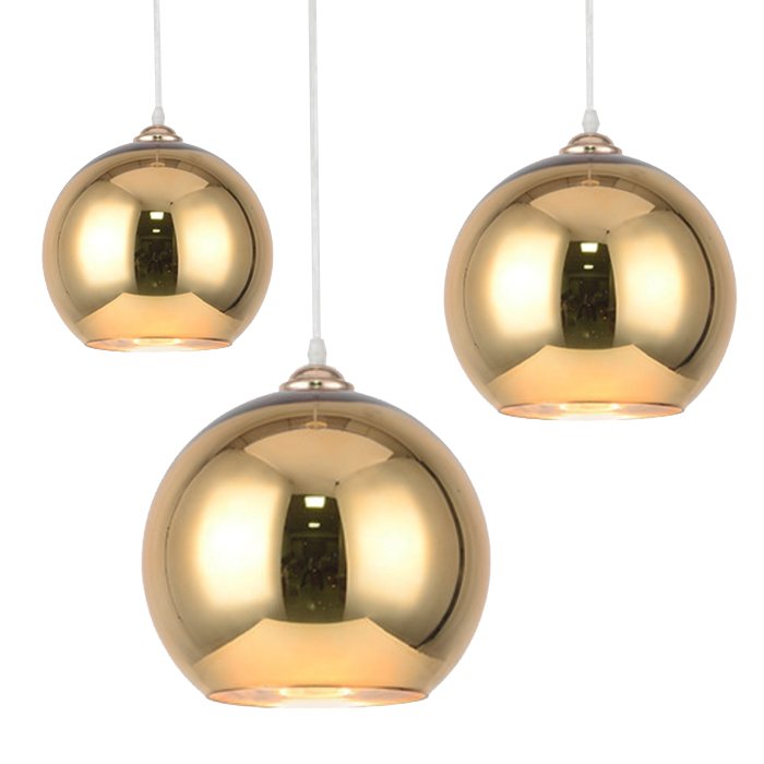 Подвесной светильник GOLD mirror shade modern pendant Золотой в Воронеже | Loft Concept 