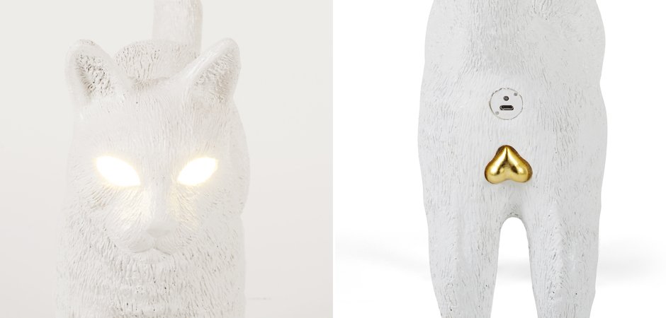 Лампа Seletti Jobby The Cat White Лампа Seletti Jobby The Cat White - Loft-Concept в Воронеже