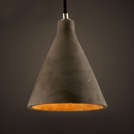 Подвесной светильник Art Concrete Pendant №4 Серый в Воронеже | Loft Concept 