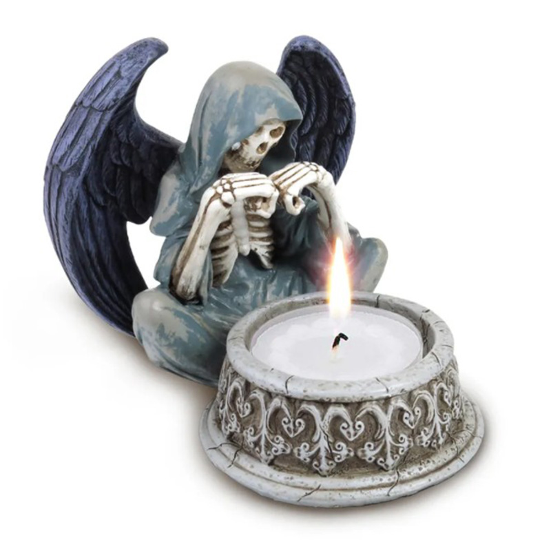 Подсвечник Angel of Death Candlestick Серый в Воронеже | Loft Concept 