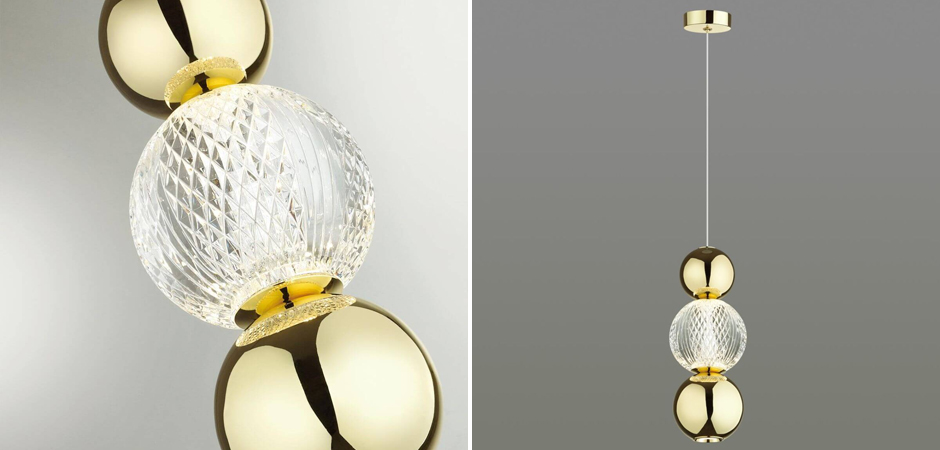 Подвесной светодиодный светильник Crystal Globule Золото - Loft-Concept в Воронеже