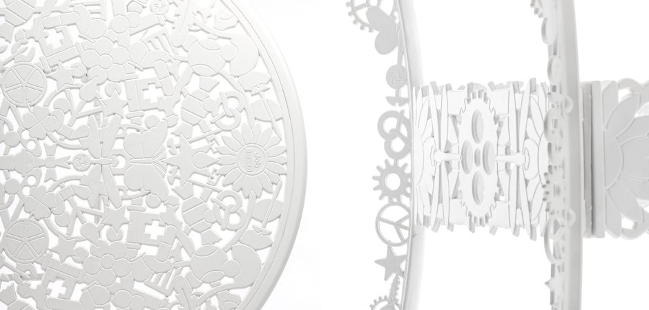 Обеденный стол Industry Collection ALUMINIUM OVAL TABLE – WHITE - фото №1