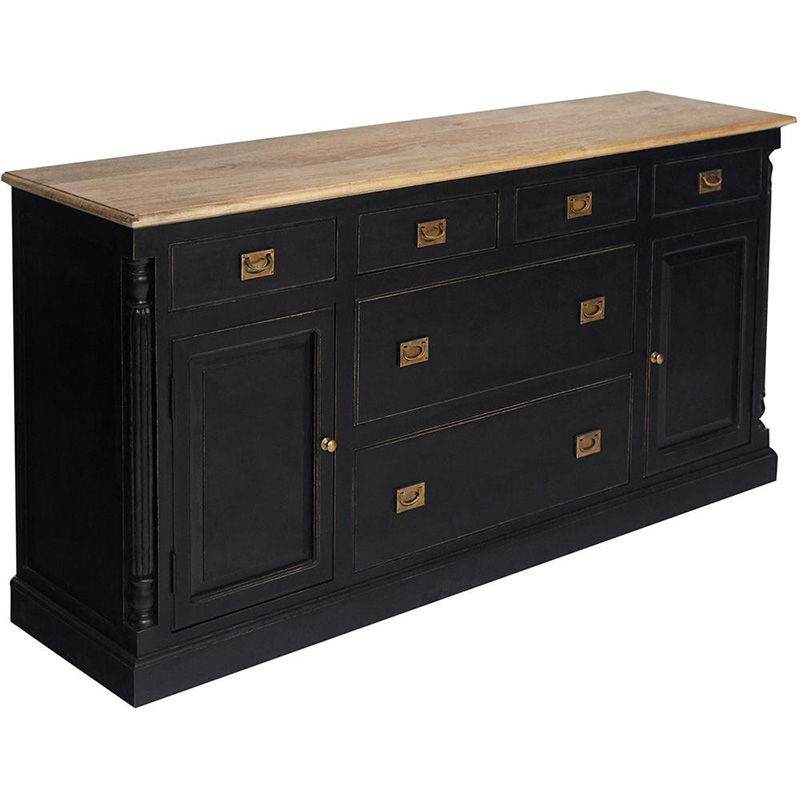 Комод Provence Sylvie Chest of Drawers Черный Древесина в Воронеже | Loft Concept 