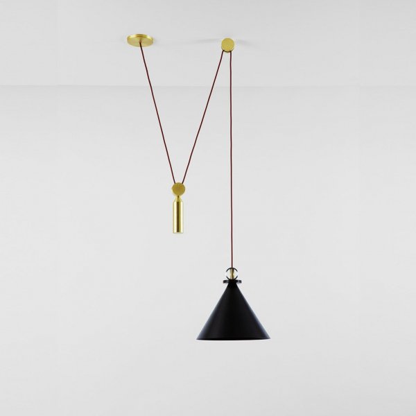 Подвесной светильник Shape up Pendant Cone Black Черный в Воронеже | Loft Concept 