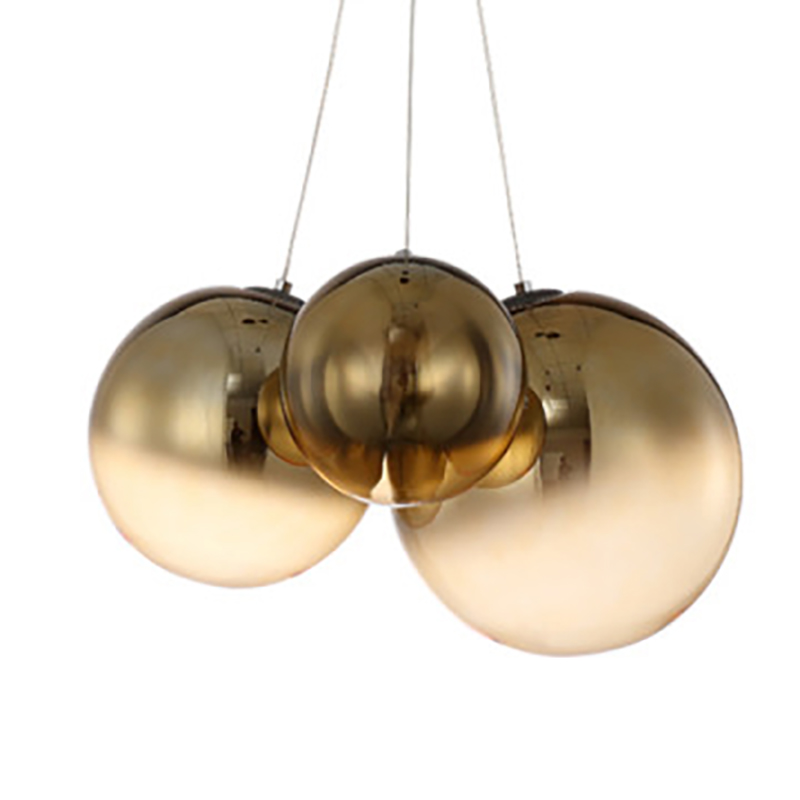 Светильник подвесной Golden balls lamp Золотой в Воронеже | Loft Concept 