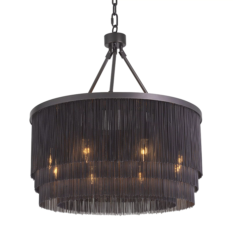 Люстра Eichholtz Chandelier Tissot S Темная бронза в Воронеже | Loft Concept 