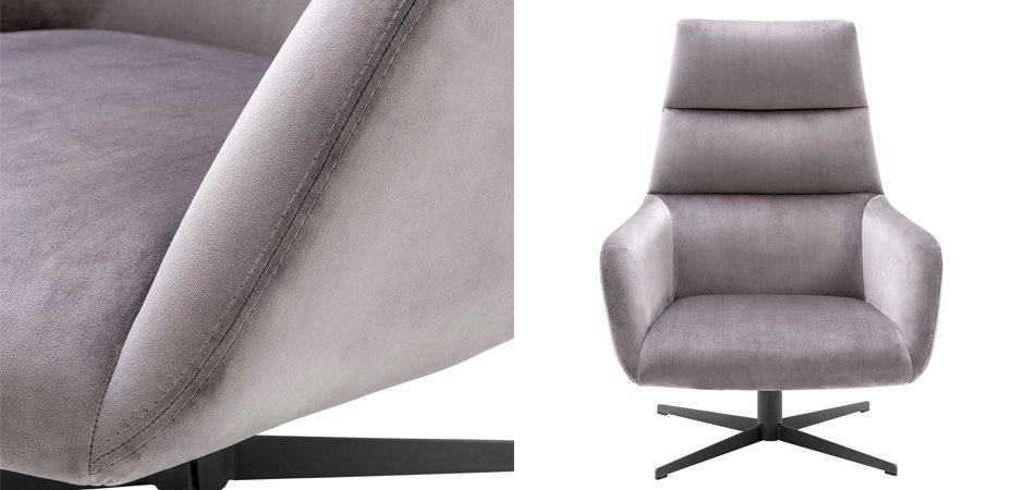 Кресло Eichholtz Swivel Chair & Ottoman Nautilus Кресло Eichholtz Swivel Chair & Ottoman Nautilus - Loft-Concept в Воронеже