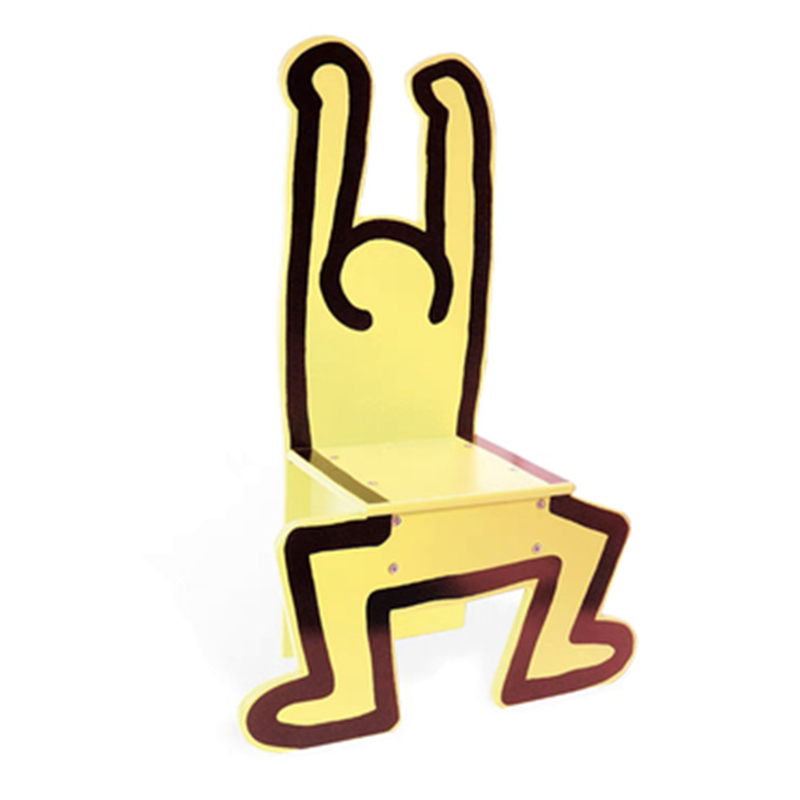 Детский стул Chaise Keith Haring Dancer Vilac Желтый Желтый в Воронеже | Loft Concept 