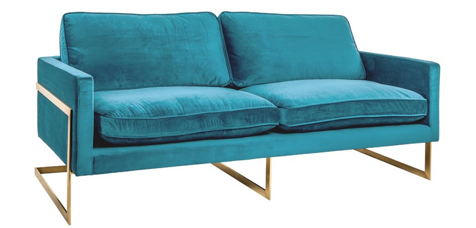 Диван бархатный Accent Velvet Sofa Диван бархатный Accent Velvet Sofa - Loft-Concept в Воронеже