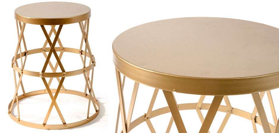 Приставной стол Metal Round Drum Приставной стол Metal Round Drum - Loft-Concept в Воронеже