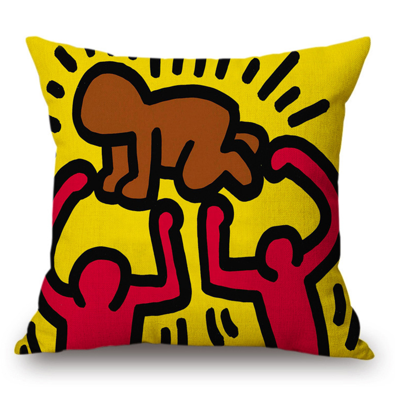 Подушка Keith Haring 5 Мульти в Воронеже | Loft Concept 