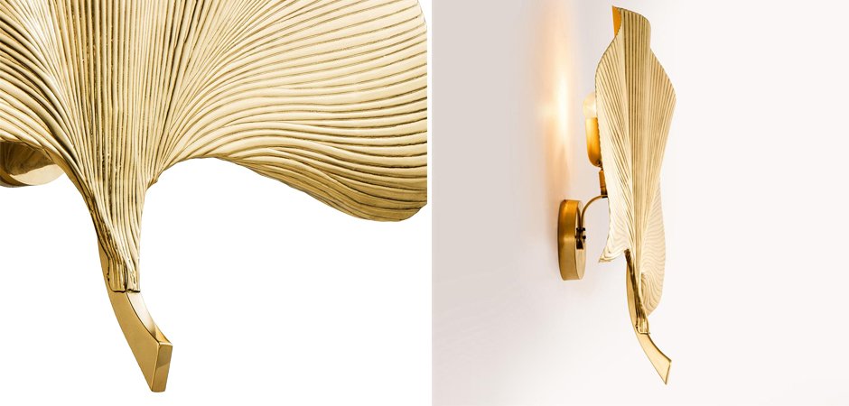 Бра Eichholtz Wall Lamp Las Palmas Gold 110468 Бра Eichholtz Wall Lamp Las Palmas Gold 110468 - Loft-Concept в Воронеже