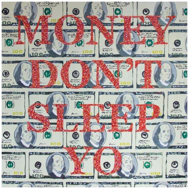 Картина “Money Don’t Sleep Yo” Мульти в Воронеже | Loft Concept 