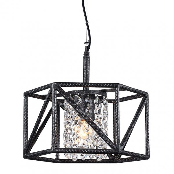 Подвесной светильник Loft Reinforcement Pendant Черный в Воронеже | Loft Concept 