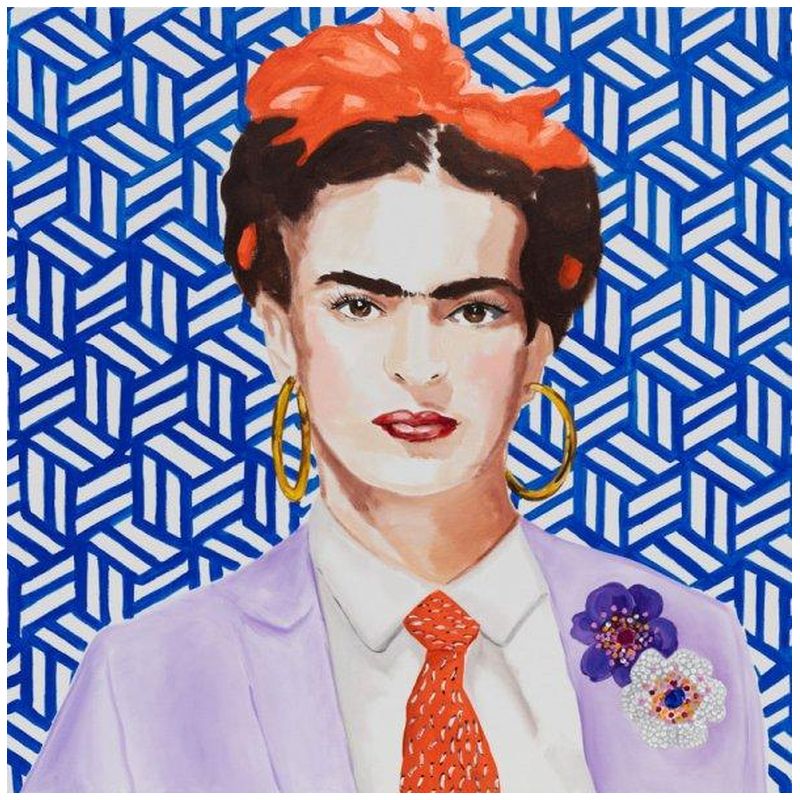 Картина Frida with Lavender Power Suit and Tie Мульти в Воронеже | Loft Concept 