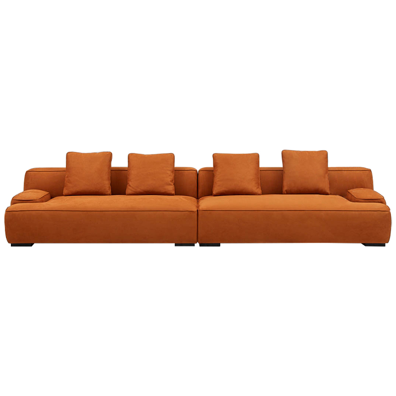 Диван Colby Orange Sofa Оранжевый в Воронеже | Loft Concept 