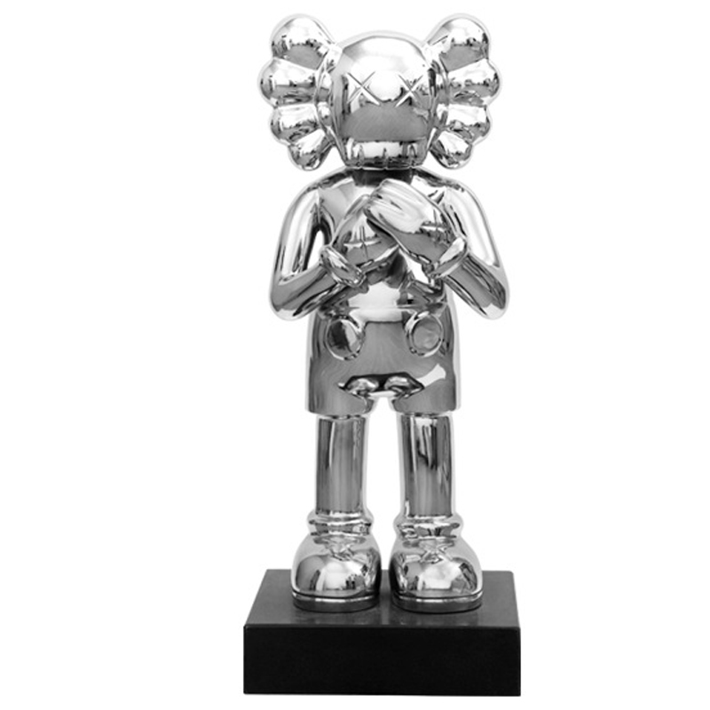 Статуэтка KAWS Silver on stand Серебряный в Воронеже | Loft Concept 